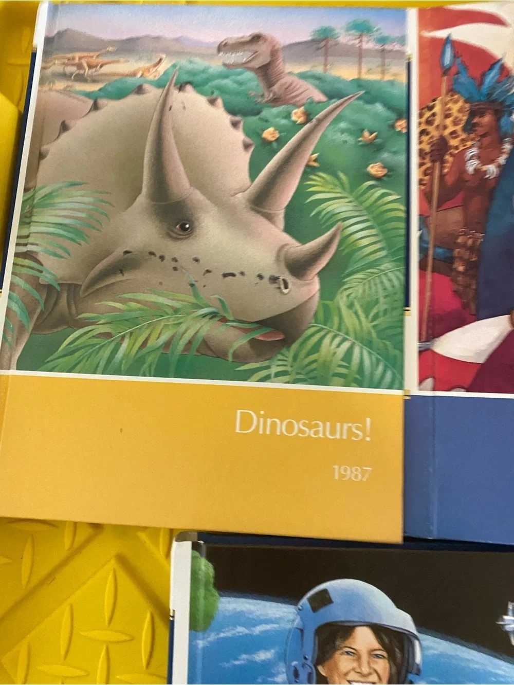 Childcraft books dinosaurs